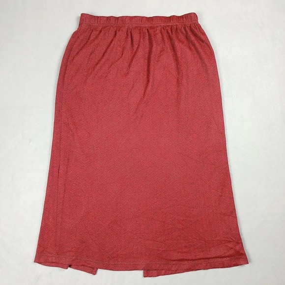 Fashion Bug Dresses & Skirts - Vintage Fashion Bug Women's Size 14/16 Y2K 90s Red Black Chevron Skirt Slit